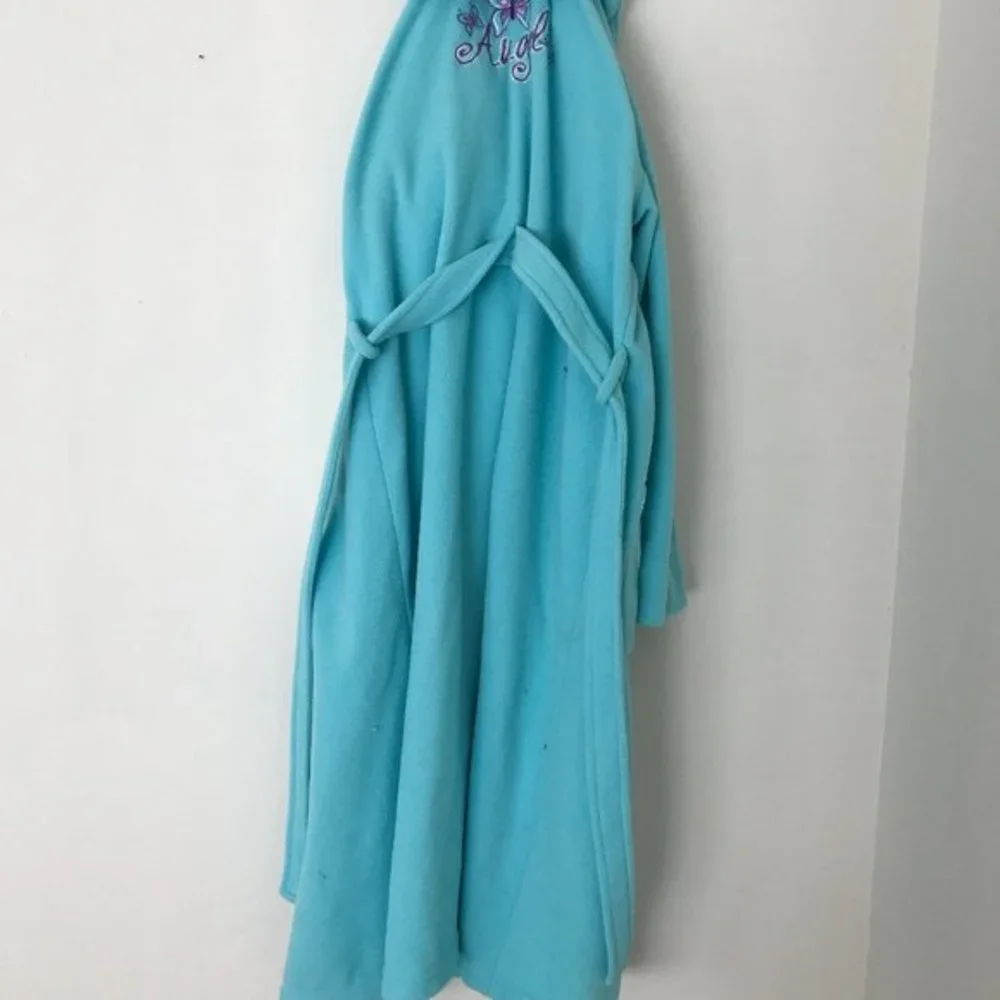 Total Girl Angel Blue & Purple Shower Bath Robe Size XL 14/16